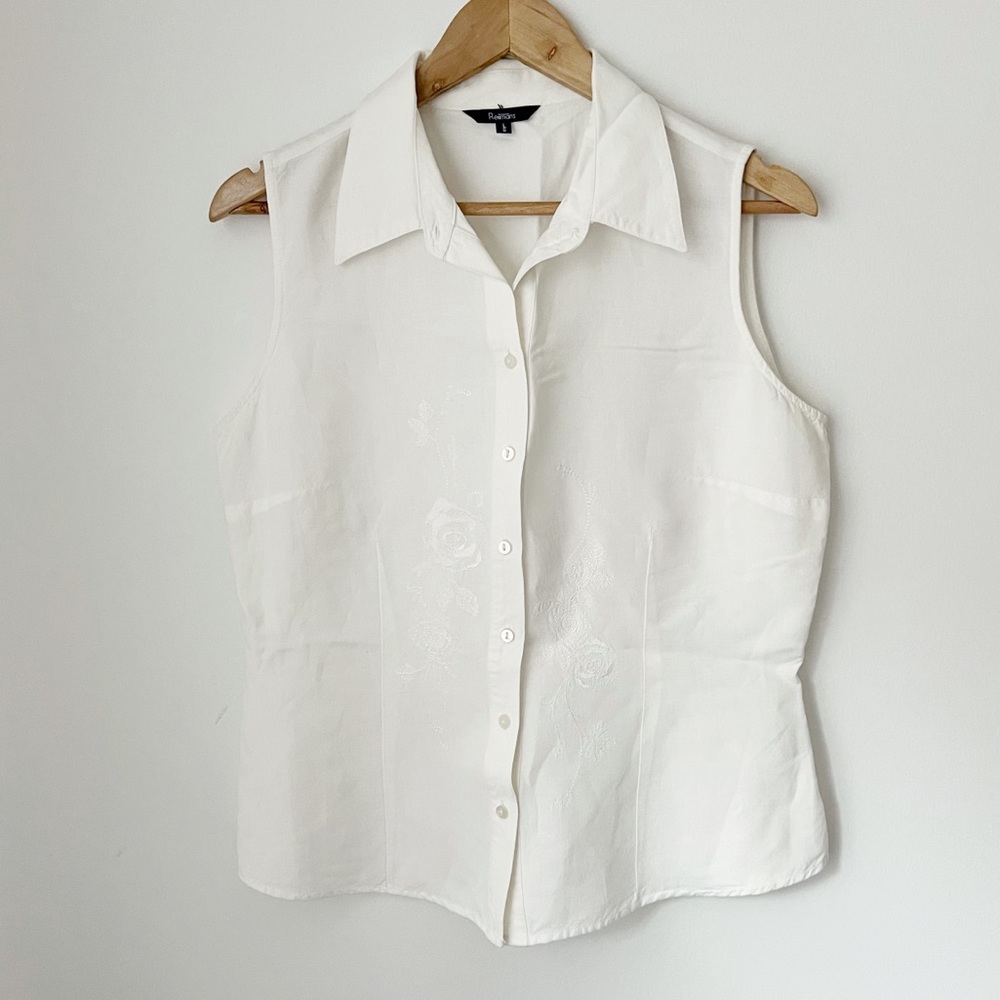 Reitmans | Vintage Style Floral Button Up Blouse